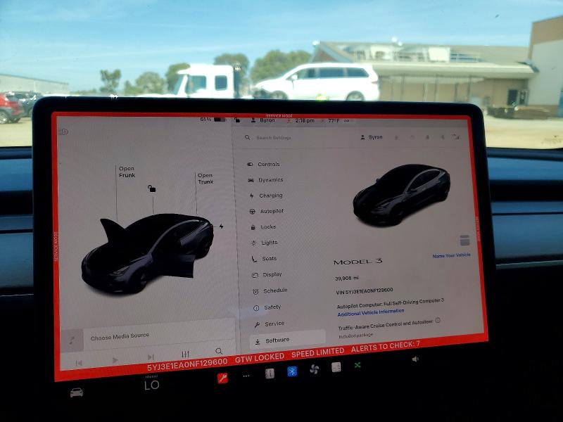 Продаж на аукціоні авто 2022 Tesla Model 3, vin: 5YJ3E1EA0NF129600, номер лоту: 53235586