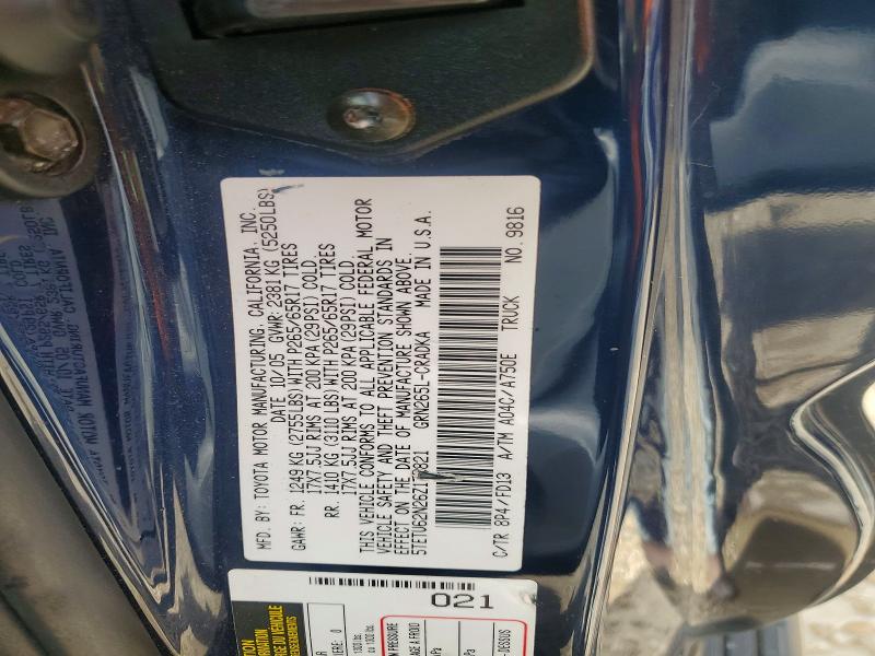 55150196 :رقم المزاد ، 5TETU62N26Z170821 vin ، 2006 Toyota Tacoma مزاد بيع