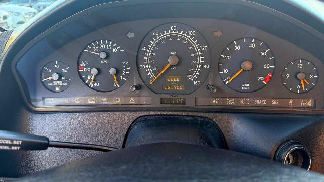 54927856 :رقم المزاد ، WDBFA63F3VF145918 vin ، 1997 Mercedes-benz Sl مزاد بيع