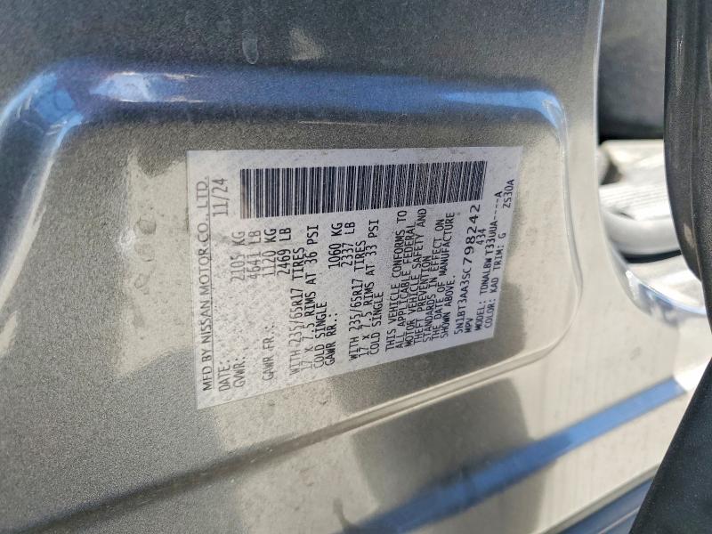 Aukcja sprzedaży 2025 Nissan Rogue, vin: 5N1BT3AA3SC798242, numer aukcji: 53325416