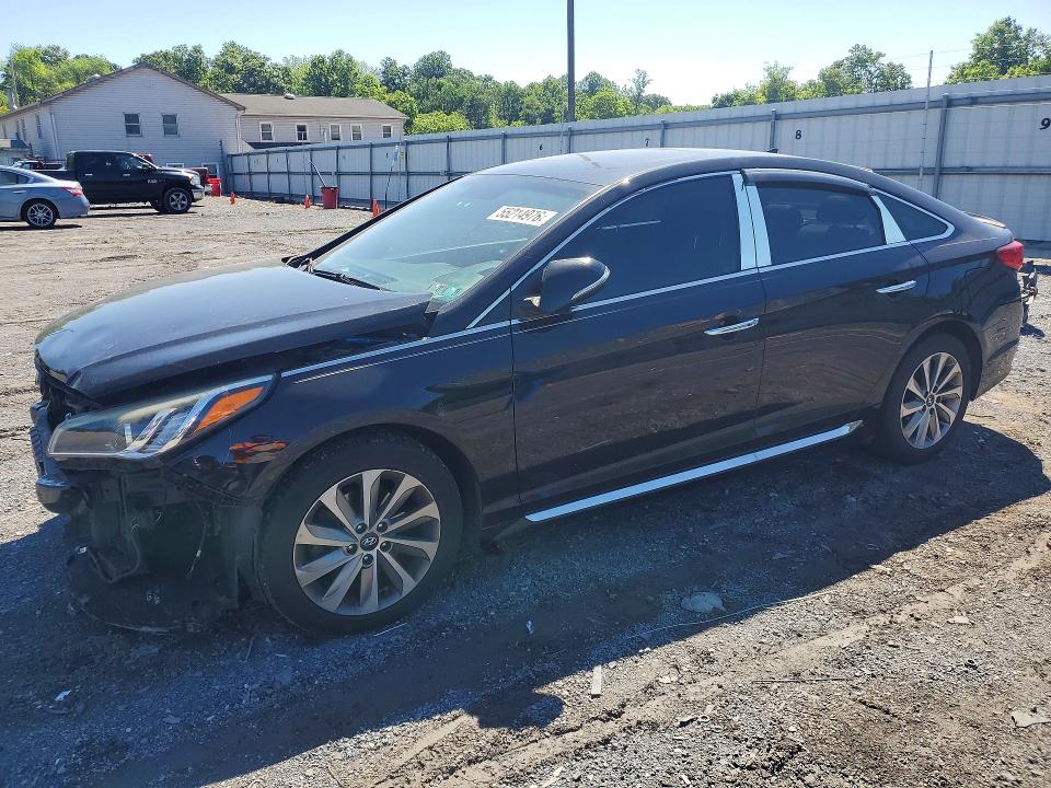 55214976 :رقم المزاد ، 5NPE34AF8GH317206 vin ، 2016 Hyundai Sonata مزاد بيع