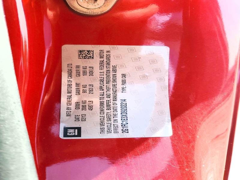 Продажа на аукционе авто 2013 Chevrolet Camaro, vin: 2G1FC1E3XD9202214, номер лота: 53948436