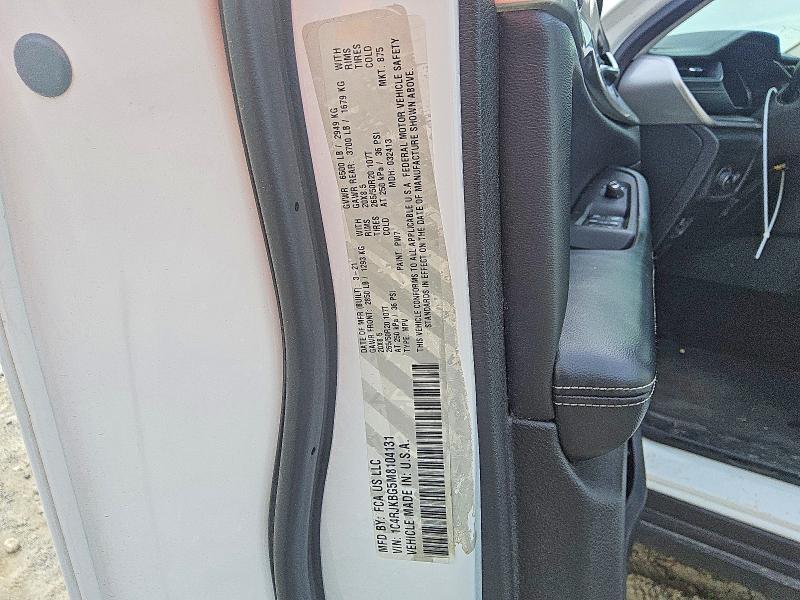 Продаж на аукціоні авто 2021 Jeep Grand Cherokee, vin: 1C4RJKBG5M8104131, номер лоту: 51909776