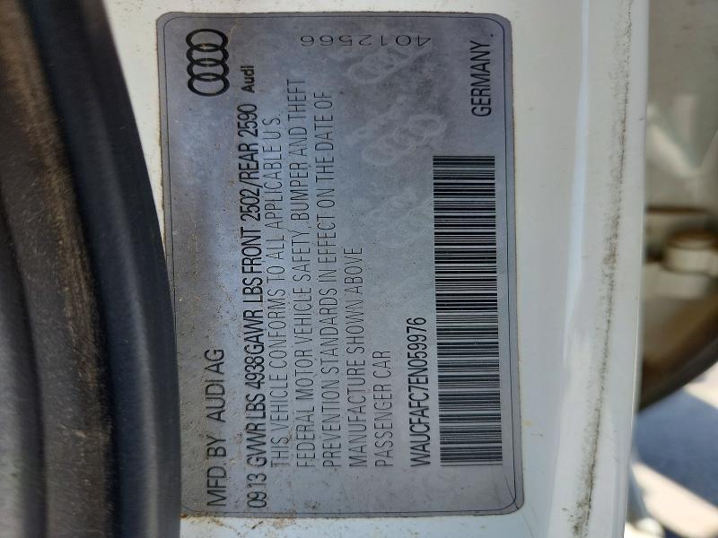 53641976 :رقم المزاد ، WAUCFAFC7EN059976 vin ، 2014 Audi A6 مزاد بيع