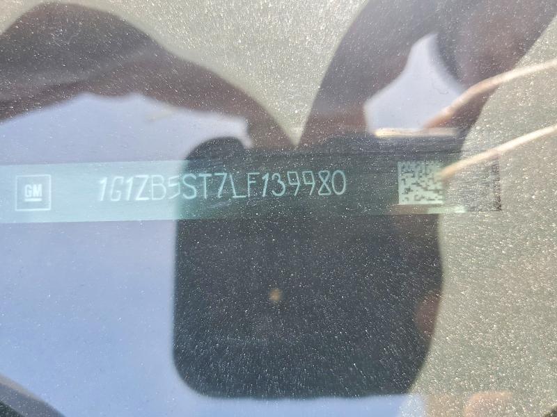 52306206 :رقم المزاد ، 1G1ZB5ST7LF139980 vin ، 2020 Chevrolet Malibu مزاد بيع