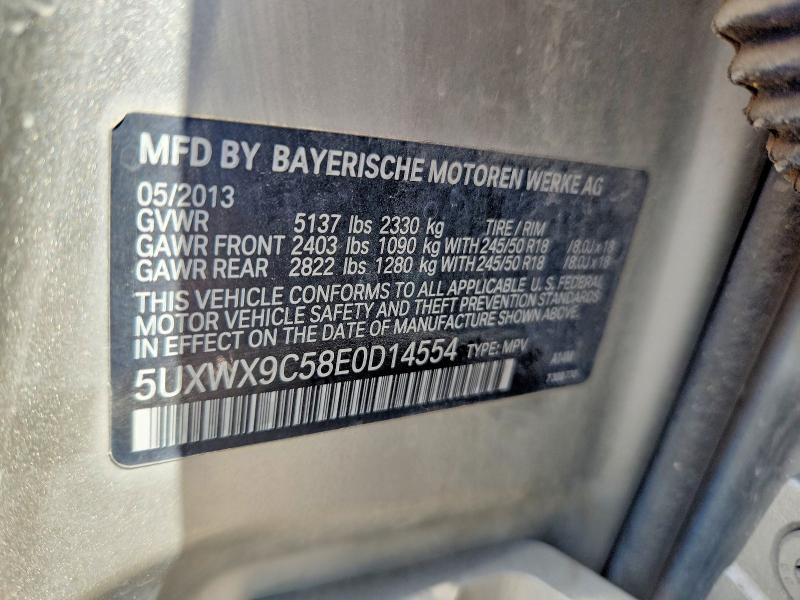 Продажа на аукционе авто 2014 Bmw X3, vin: 5UXWX9C58E0D14554, номер лота: 53892976