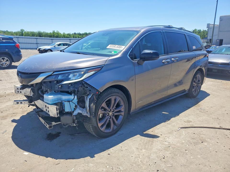Продажа на аукционе авто 2021 Toyota Sienna, vin: 5TDDRKEC5MS056430, номер лота: 55592686