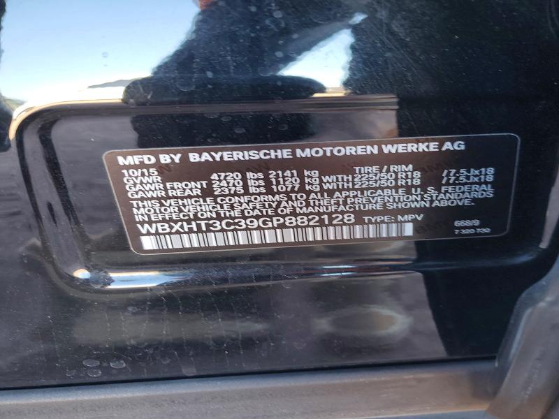 Продаж на аукціоні авто 2016 Bmw X1, vin: WBXHT3C39GP882128, номер лоту: 52953006