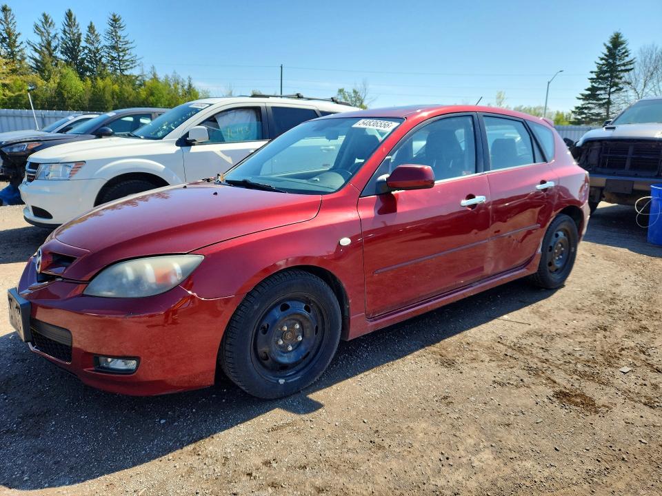 Продажа на аукционе авто 2008 Mazda 3, vin: JM1BK343681108248, номер лота: 54836556