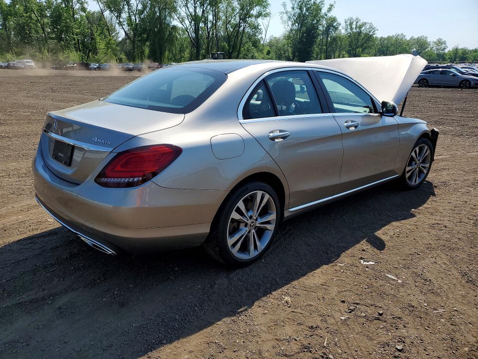 2019 Mercedes-benz C მანქანა იყიდება აუქციონზე, vin: 55SWF8EB3KU302953, აუქციონის ნომერი: 53943856