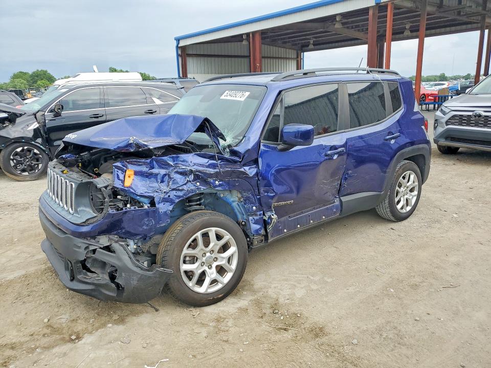 2017 Jeep Renegade მანქანა იყიდება აუქციონზე, vin: ZACCJABBXHPG43931, აუქციონის ნომერი: 53409276