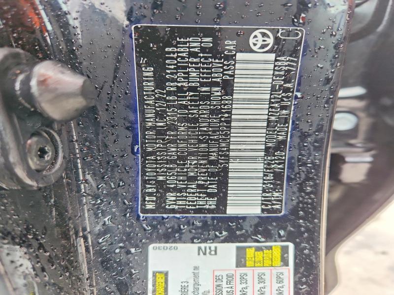 Продажа на аукционе авто 2023 Toyota Corolla, vin: 5YFS4MCE5PP141688, номер лота: 54250286