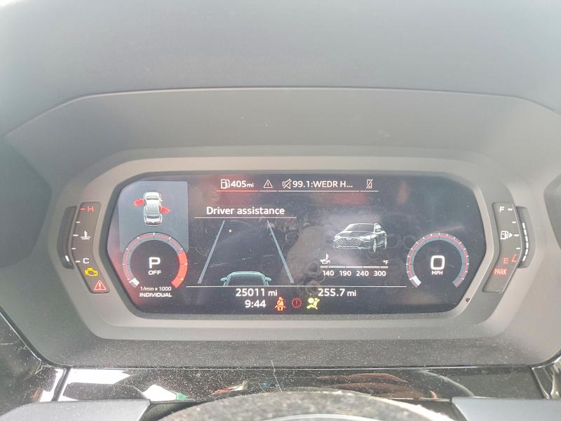 2025 Audi A3 მანქანა იყიდება აუქციონზე, vin: WAUGUDGY3SA039682, აუქციონის ნომერი: 54585856
