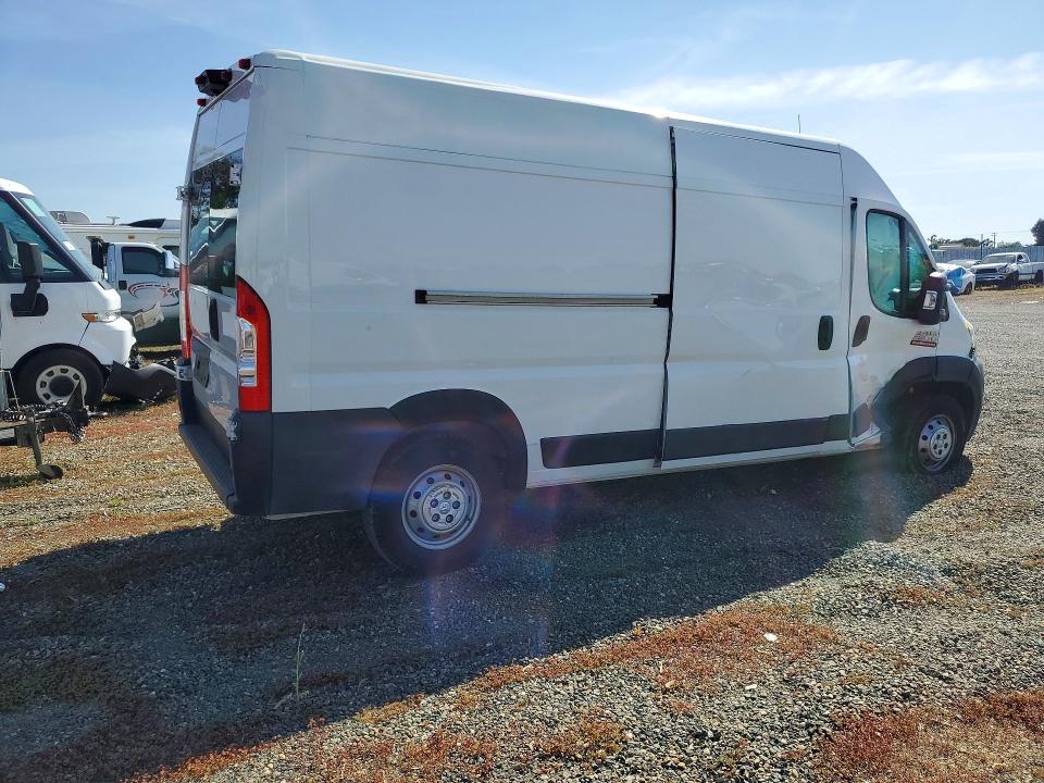 52766776 :رقم المزاد ، 3C6TRVDG3LE133619 vin ، 2020 Ram Promaster 2500 مزاد بيع