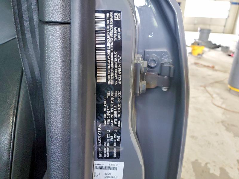 Aukcja sprzedaży 2022 Jeep Renegade, vin: ZACNJDC10NPN52627, numer aukcji: 53357706