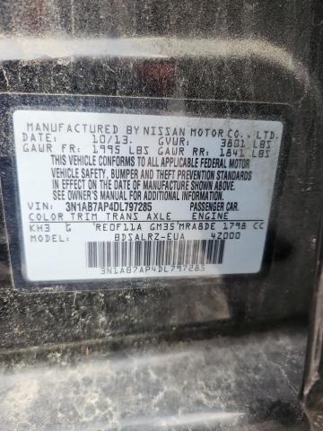 Aukcja sprzedaży 2013 Nissan Sentra, vin: 3N1AB7AP4DL797285, numer aukcji: 52941516