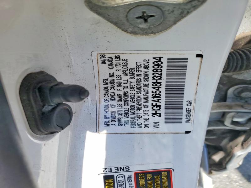 Aukcja sprzedaży 2008 Honda Civic, vin: 2HGFA16548H328904, numer aukcji: 49587176