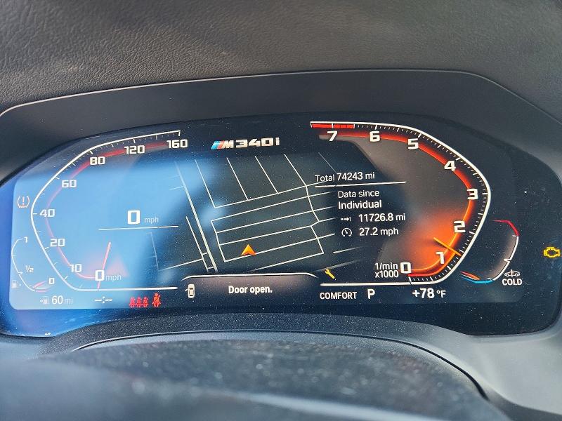 53785116 :رقم المزاد ، WBA5U7C04LA234488 vin ، 2020 Bmw M340i مزاد بيع