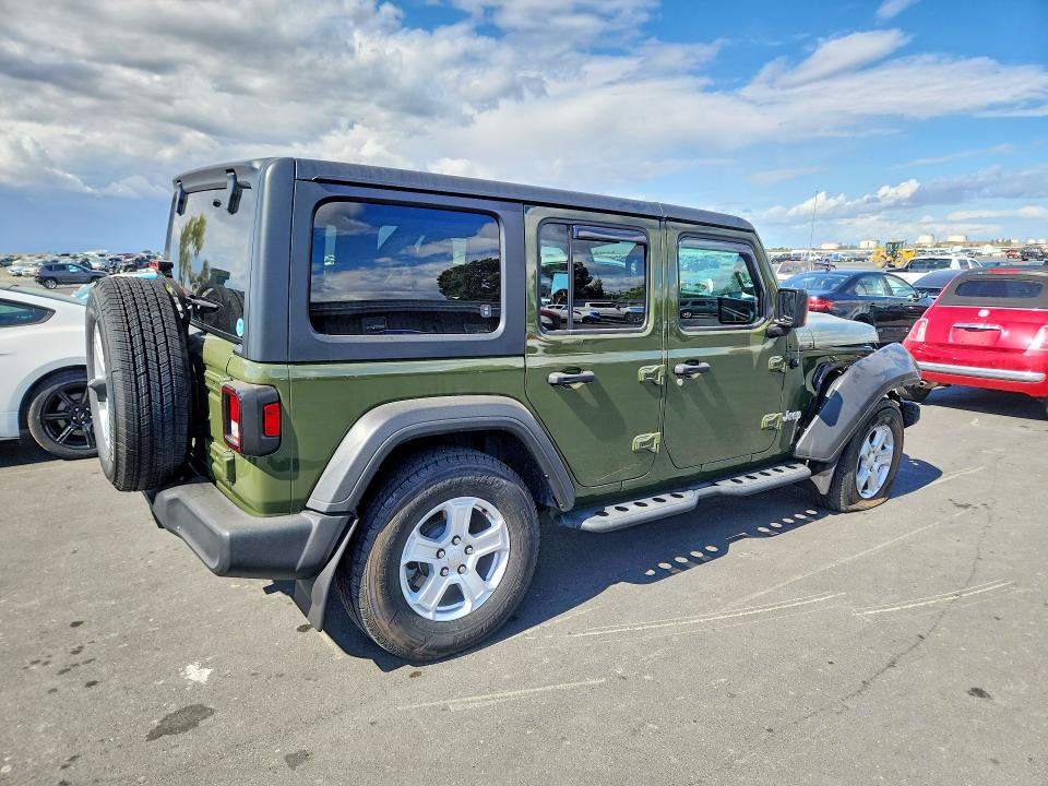 Продажа на аукционе авто 2020 Jeep Wrangler Unlimited, vin: 1C4HJXDG9LW312481, номер лота: 54889016