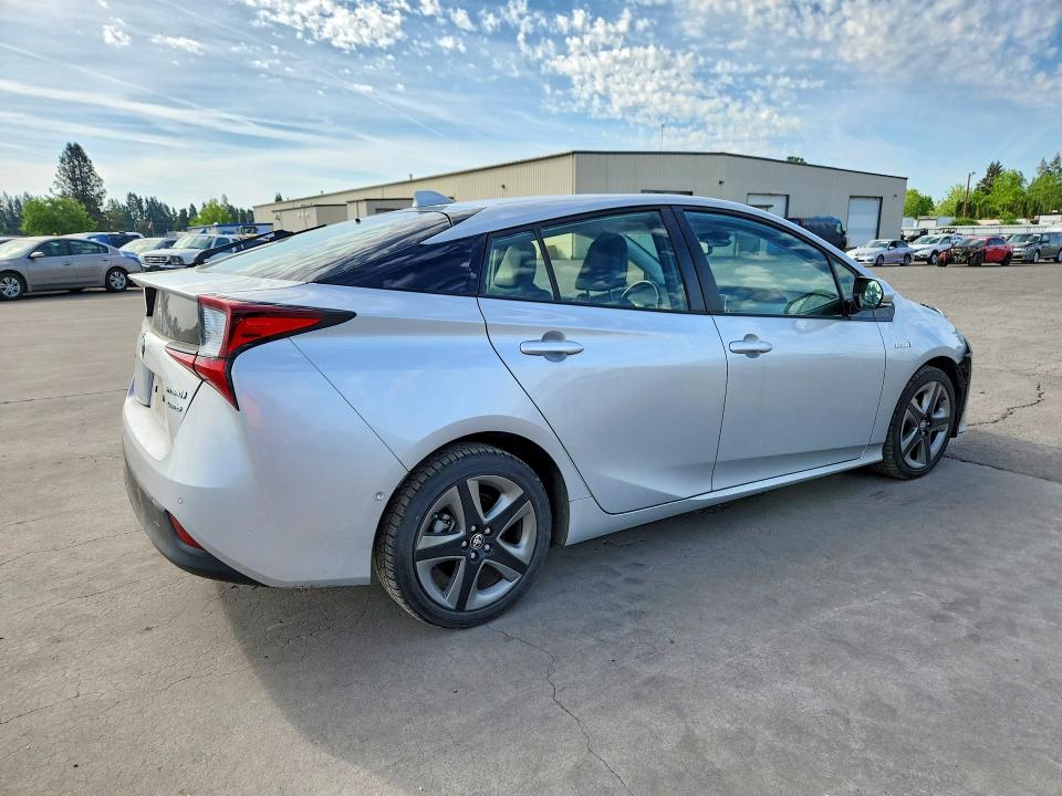 53429456 :رقم المزاد ، JTDKARFU6K3072312 vin ، 2019 Toyota Prius مزاد بيع