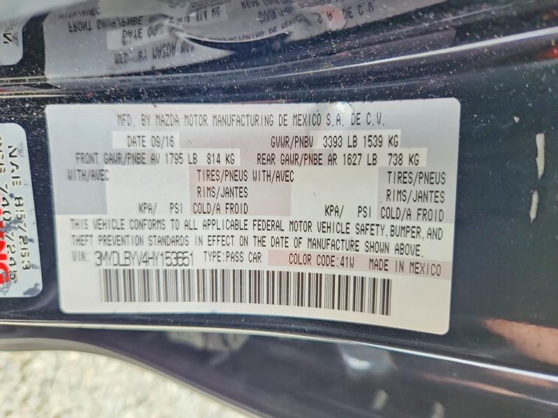 Aukcja sprzedaży 2017 Toyota Yaris Ia, vin: 3MYDLBYV4HY153651, numer aukcji: 54019176