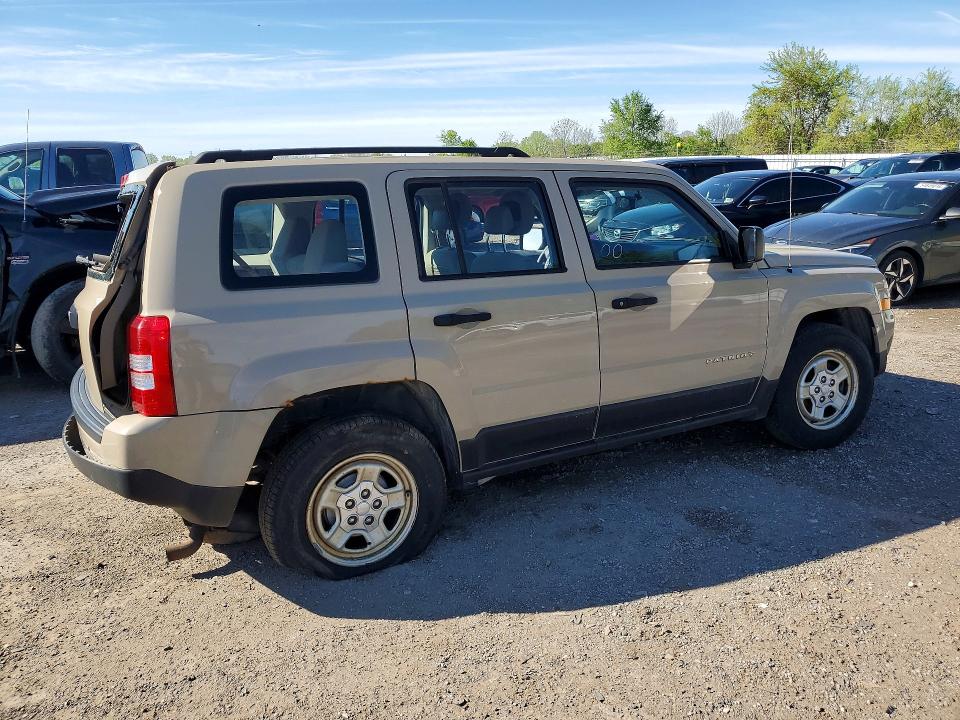 49435936 :رقم المزاد ، 1C4NJPAA4HD187623 vin ، 2017 Jeep Patriot مزاد بيع
