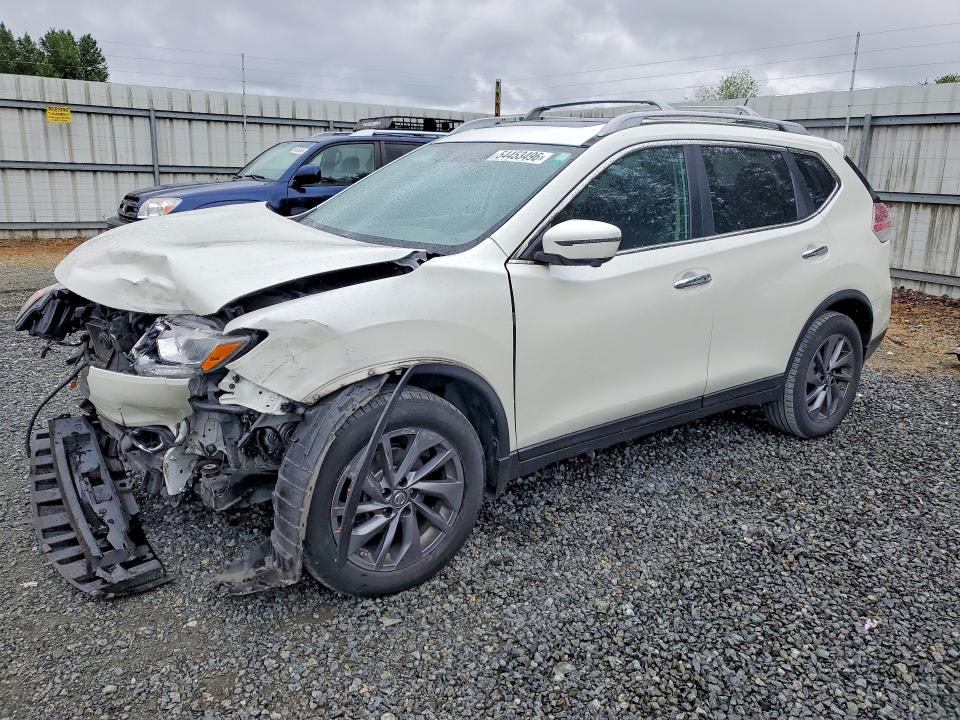 2016 Nissan Rogue მანქანა იყიდება აუქციონზე, vin: 5N1AT2MV0GC781376, აუქციონის ნომერი: 54453496