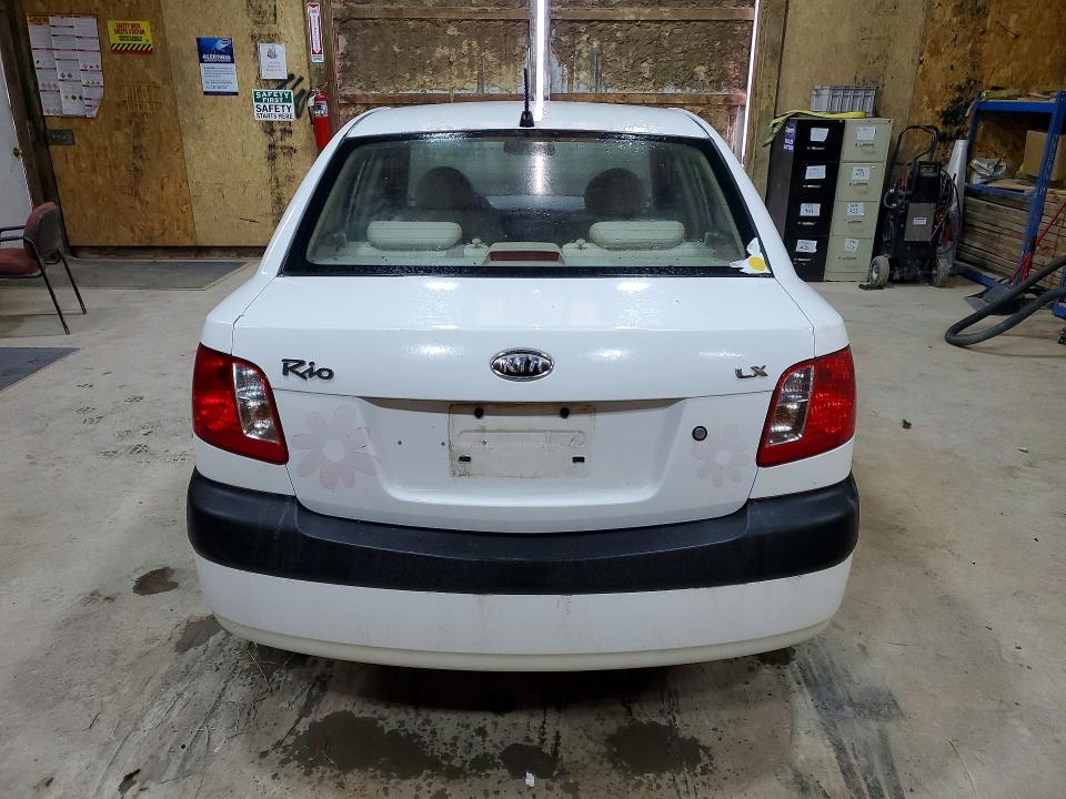 2006 Kia Rio მანქანა იყიდება აუქციონზე, vin: KNADE123066085361, აუქციონის ნომერი: 53650746