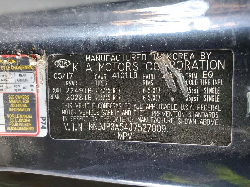 2018 Kia Soul მანქანა იყიდება აუქციონზე, vin: KNDJP3A54J7527009, აუქციონის ნომერი: 53180756
