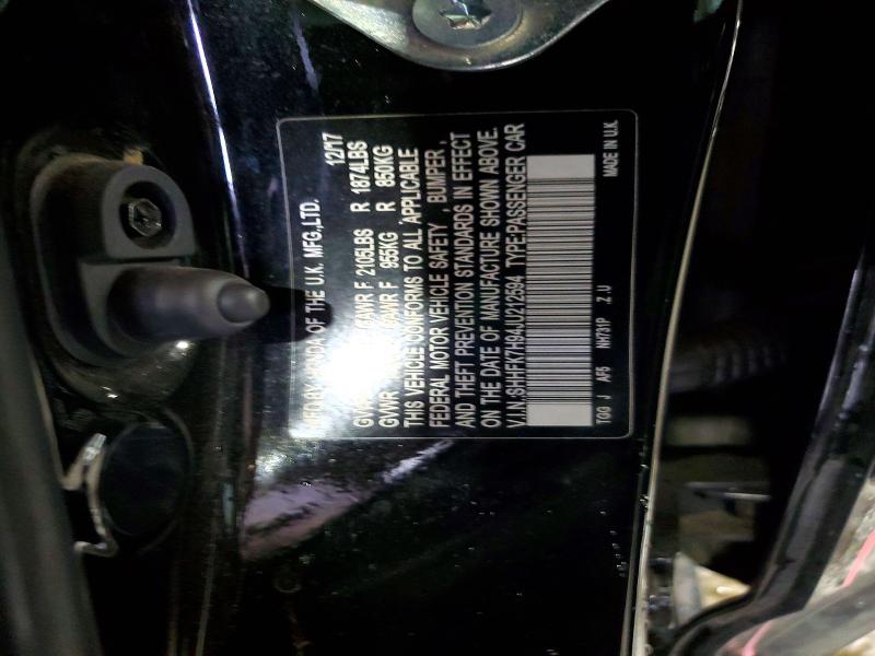 Продаж на аукціоні авто 2018 Honda Civic, vin: SHHFK7H94JU212594, номер лоту: 52420056