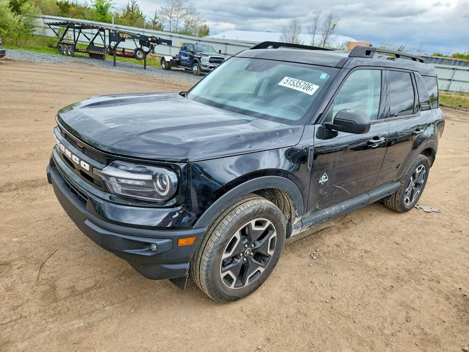 Aukcja sprzedaży 2022 Ford Bronco Sport, vin: 3FMCR9C66NRE24647, numer aukcji: 51535706