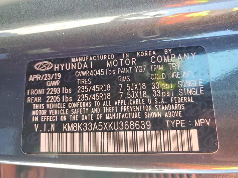 Продажа на аукционе авто 2019 Hyundai Kona, vin: KM8K33A5XKU368639, номер лота: 53814516