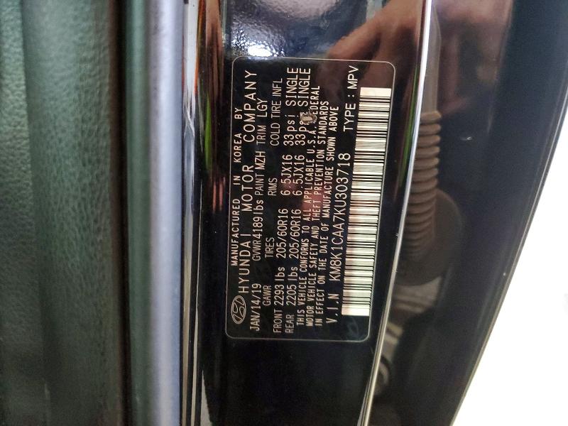 Продажа на аукционе авто 2019 Hyundai Kona, vin: KM8K1CAA7KU303718, номер лота: 52395346