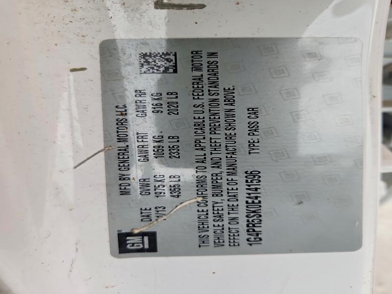 2014 Buick Verano მანქანა იყიდება აუქციონზე, vin: 1G4PR5SK0E4141596, აუქციონის ნომერი: 55154216