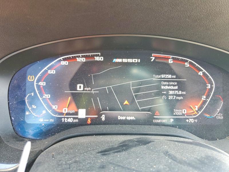 2020 Bmw M550xi მანქანა იყიდება აუქციონზე, vin: WBAJS7C02LBN96219, აუქციონის ნომერი: 52407096