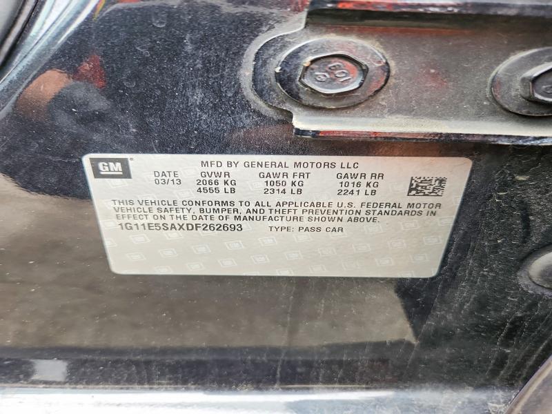 Aukcja sprzedaży 2013 Chevrolet Malibu, vin: 1G11E5SAXDF262693, numer aukcji: 54858356