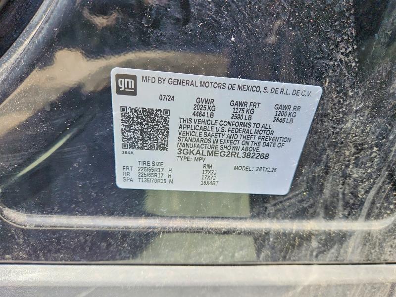 54129566 :رقم المزاد ، 3GKALMEG2RL382268 vin ، 2024 Gmc Terrain مزاد بيع