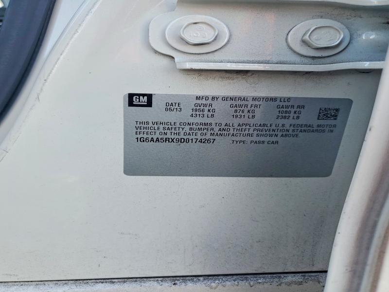 Aukcja sprzedaży 2013 Cadillac Ats, vin: 1G6AA5RX9D0174267, numer aukcji: 52008946