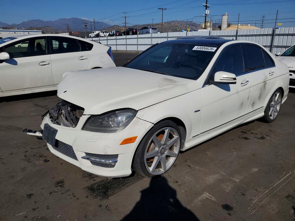 Auction sale of the 2012 Mercedes-benz C, vin: WDDGF4HB0CA686071, lot number: 53006626