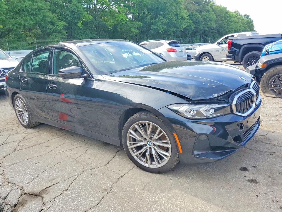 2023 Bmw 330i მანქანა იყიდება აუქციონზე, vin: 3MW69FF01P8D02372, აუქციონის ნომერი: 55002876