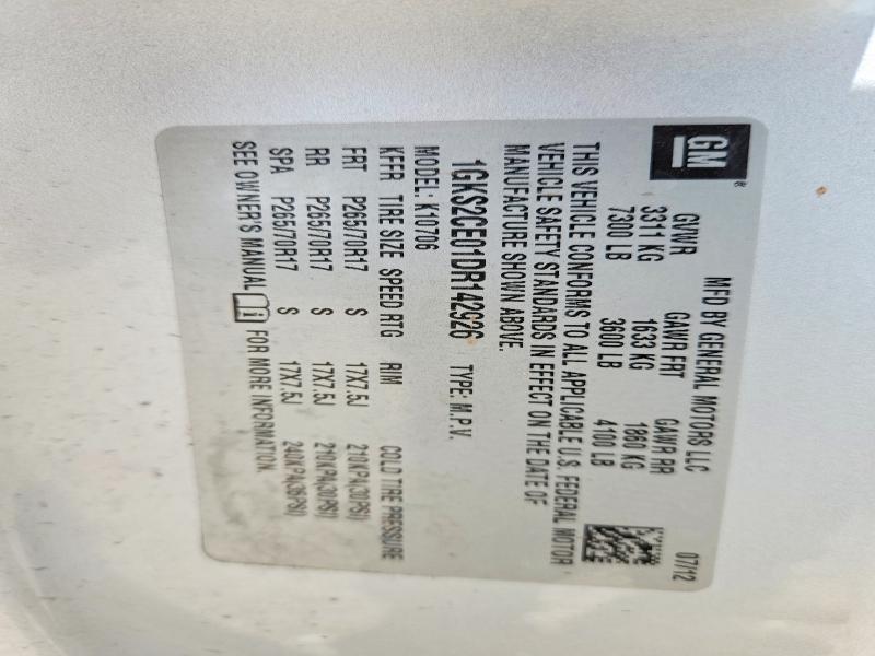 Продажа на аукционе авто 2013 Gmc Yukon, vin: 1GKS2CE01DR142926, номер лота: 54550176