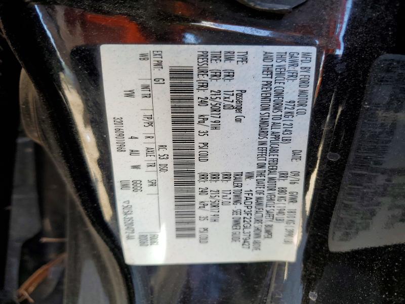 52970246 :رقم المزاد ، 1FADP3F22GL379427 vin ، 2016 Ford Focus مزاد بيع