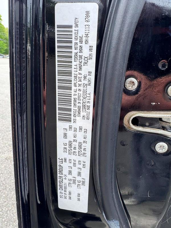 Продажа на аукционе авто 2014 Ram 1500, vin: 1C6RR7KTXES331152, номер лота: 55190746