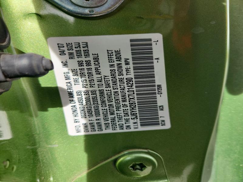 Aukcja sprzedaży 2007 Honda Element, vin: 5J6YH287X7L014290, numer aukcji: 53230706