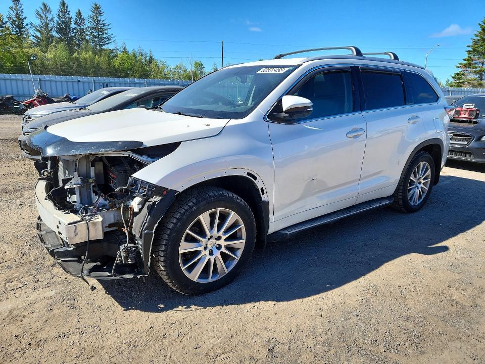 2015 Toyota Highlander მანქანა იყიდება აუქციონზე, vin: 5TDJKRFH4FS092395, აუქციონის ნომერი: 53591456