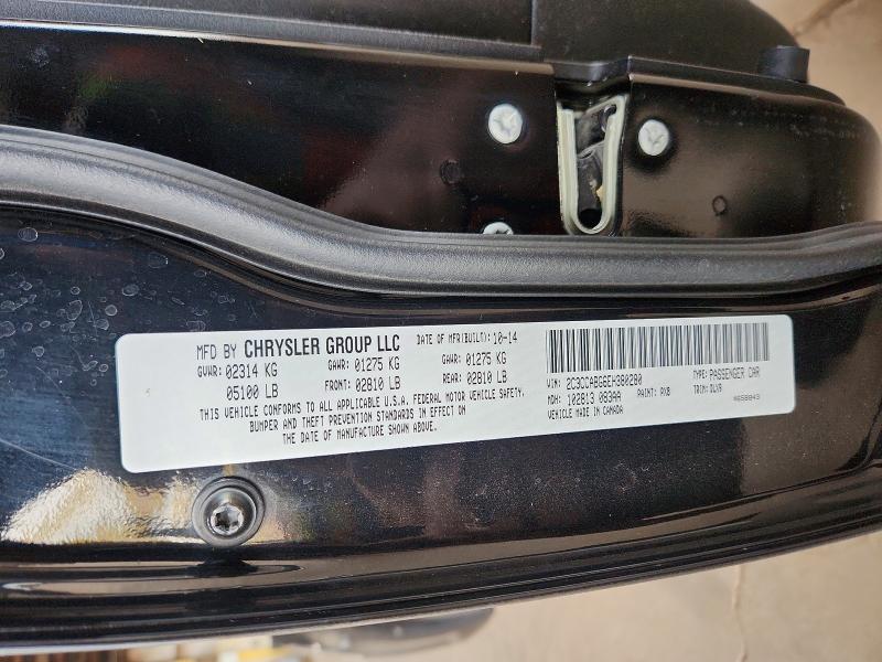 Продажа на аукционе авто 2014 Chrysler 300, vin: 2C3CCABG6EH380280, номер лота: 52454386