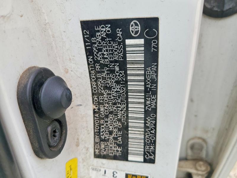 48799466 :رقم المزاد ، JTDZN3EU1D3211234 vin ، 2013 Toyota Prius V مزاد بيع
