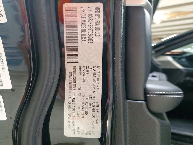 52972426 :رقم المزاد ، 1C4RJHBR6TC249033 vin ، 2026 Jeep Grand Cherokee مزاد بيع