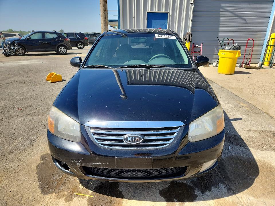2009 Kia Spectra მანქანა იყიდება აუქციონზე, vin: KNAFE221295657375, აუქციონის ნომერი: 53745586