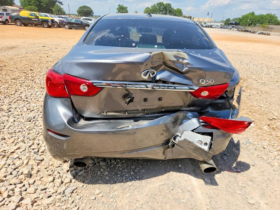 53876986 :رقم المزاد ، JN1BV7AP7EM691805 vin ، 2014 Infiniti Q50 مزاد بيع